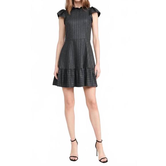 NEW SHOSHANNA the delaney dress in gray - Picture 1 of 2